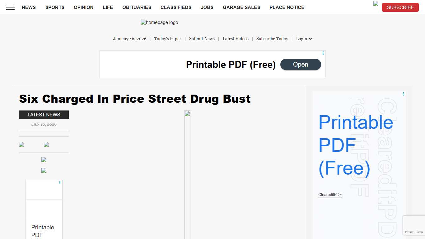 Six Charged In Price Street Drug Bust News, Sports, Jobs - Post Journal